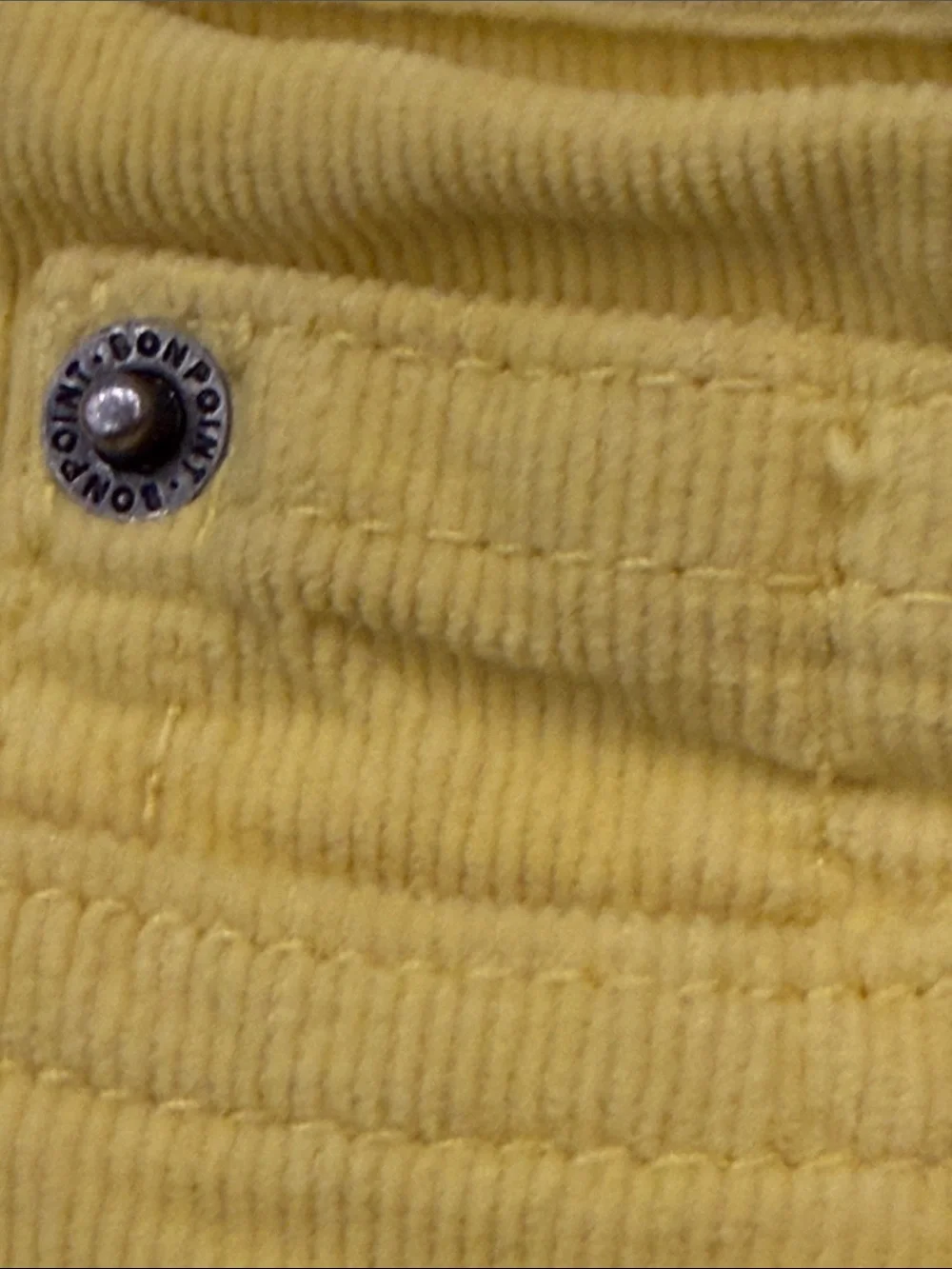 Bonpoint Yellow Corduroy Kids Pants - new with tags 12 months